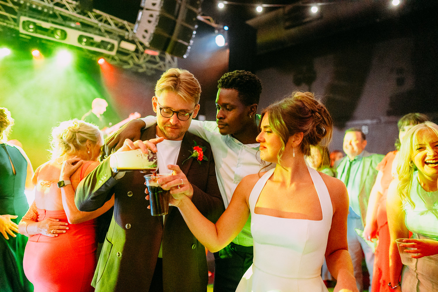 COLOURFUL WEDDING INSOLE COURT TRAMSHED CARDIFF 042