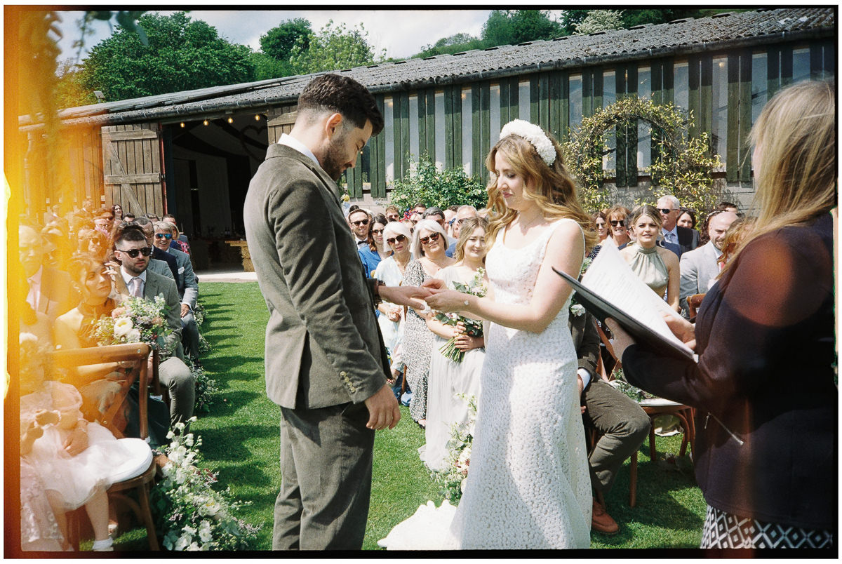 SUGAR LOAF BARN 35MM FILM WEDDING PHOTOGRAPHY UK 010