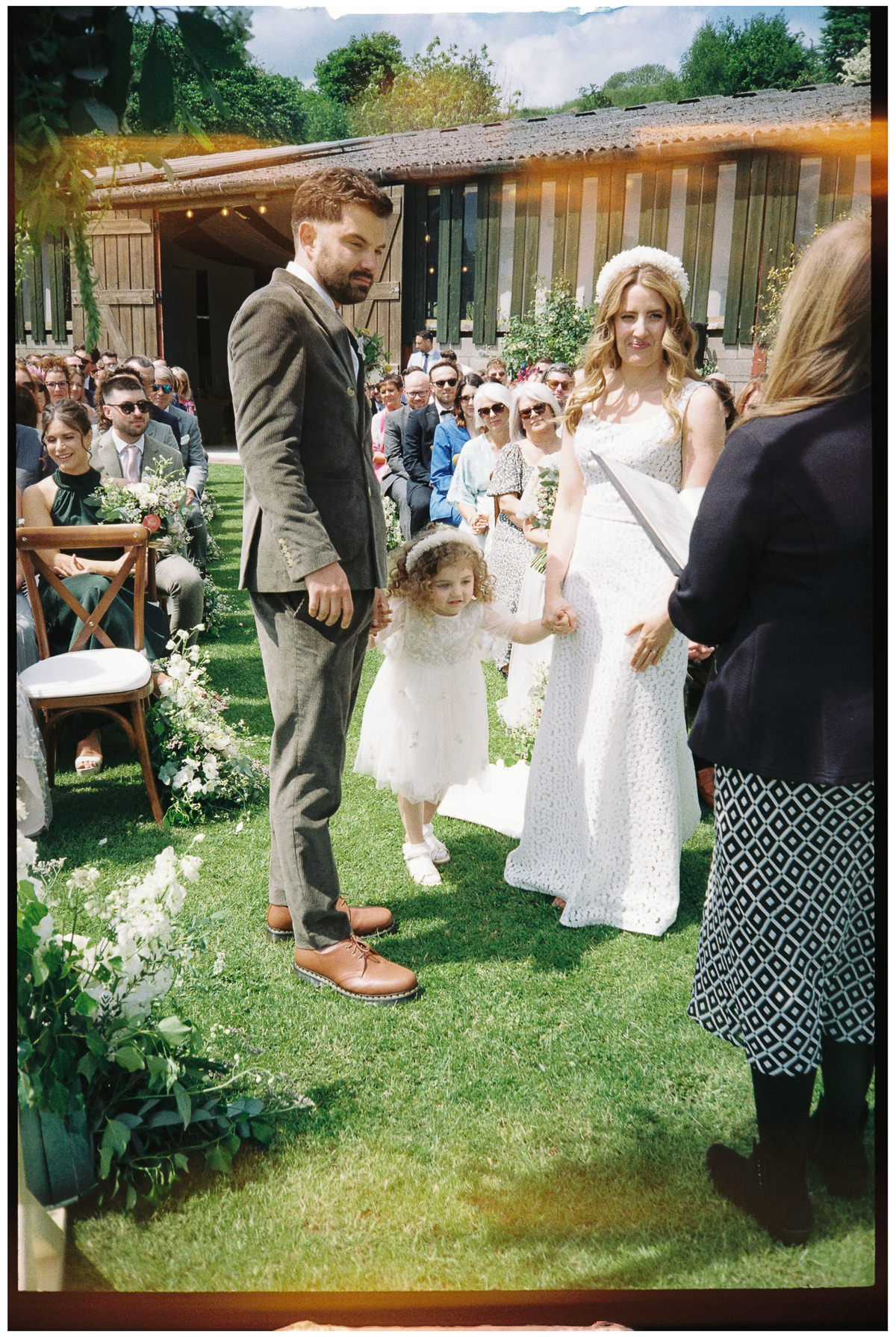 SUGAR LOAF BARN 35MM FILM WEDDING PHOTOGRAPHY UK 011