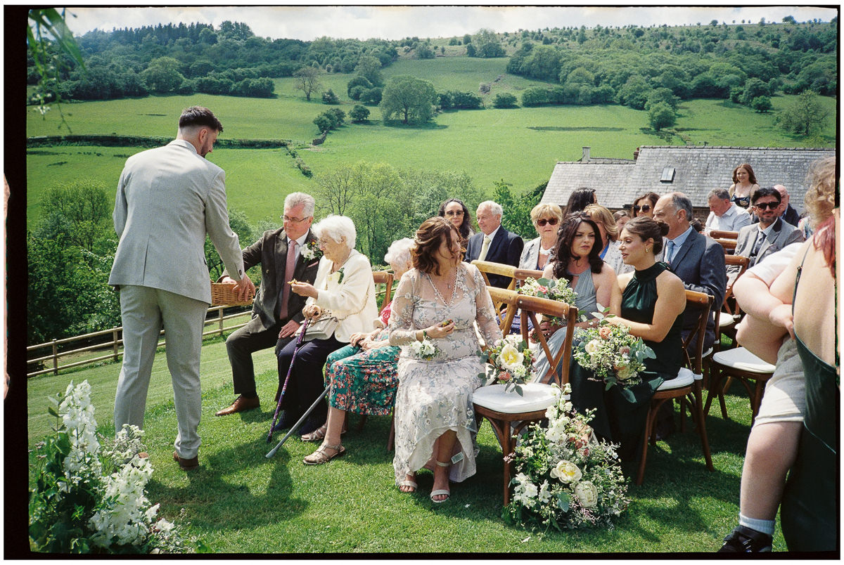 SUGAR LOAF BARN 35MM FILM WEDDING PHOTOGRAPHY UK 015