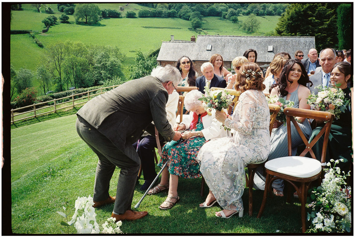 SUGAR LOAF BARN 35MM FILM WEDDING PHOTOGRAPHY UK 016