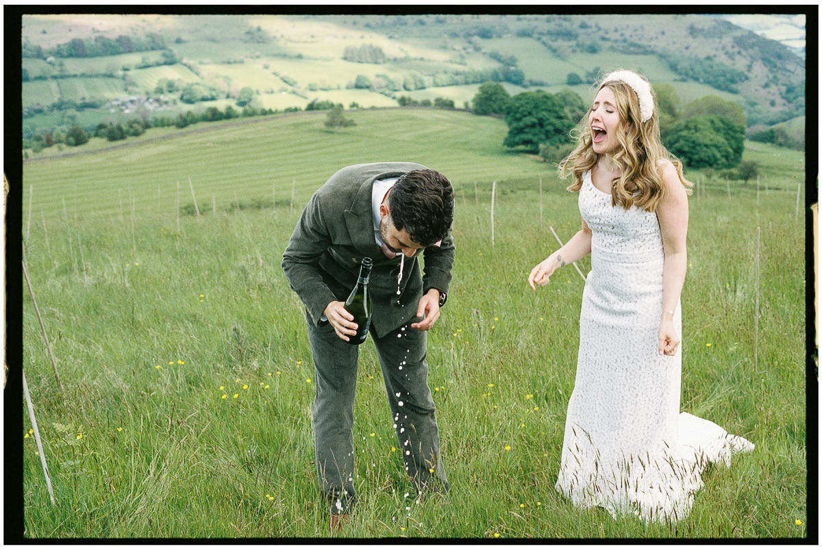 SUGAR LOAF BARN 35MM FILM WEDDING PHOTOGRAPHY UK 044