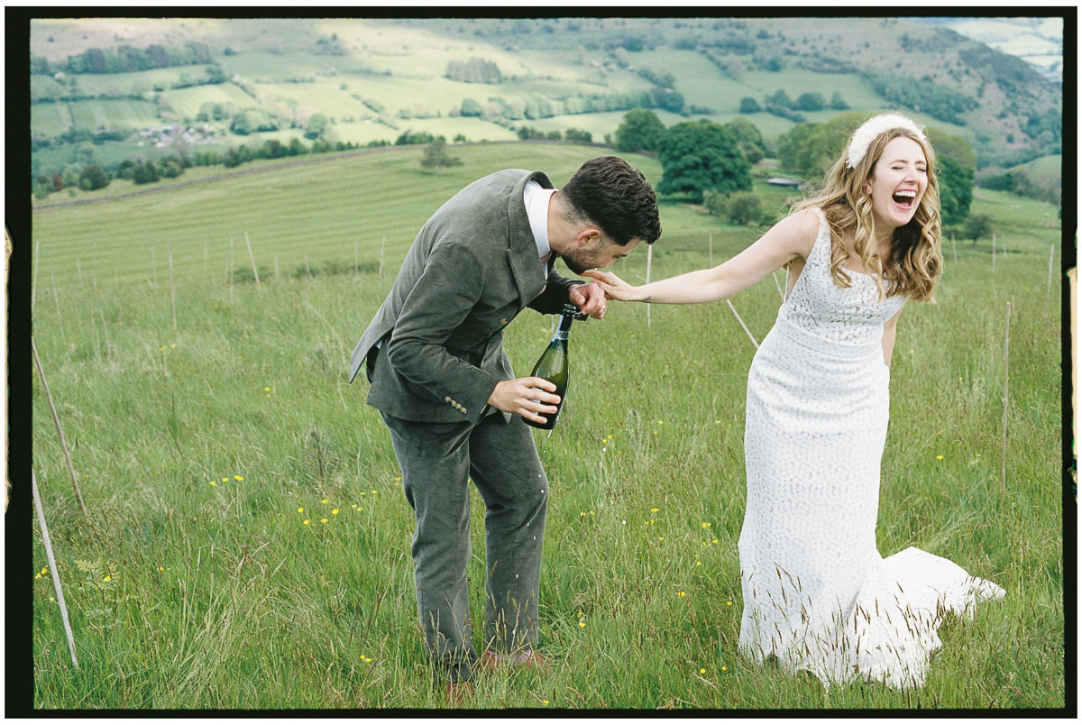 SUGAR LOAF BARN 35MM FILM WEDDING PHOTOGRAPHY UK 045