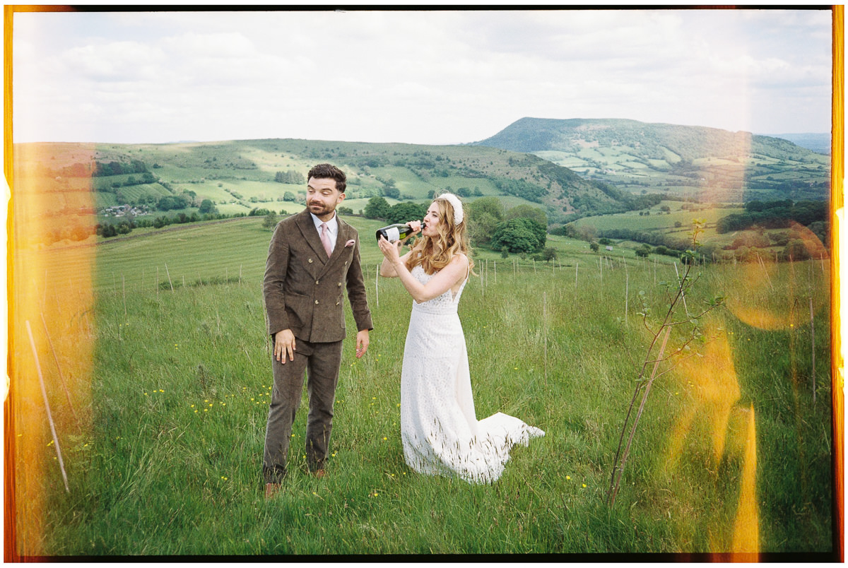 SUGAR LOAF BARN 35MM FILM WEDDING PHOTOGRAPHY UK 046