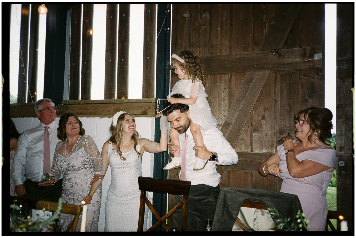 SUGAR LOAF BARN 35MM FILM WEDDING PHOTOGRAPHY UK 050