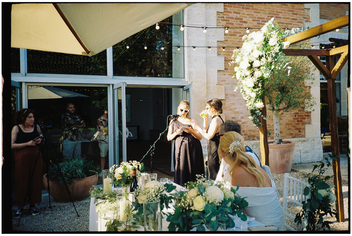 FRANCE WEDDING ON ANALOGUE FILM CHATEAU DE LA VALOUZE 040